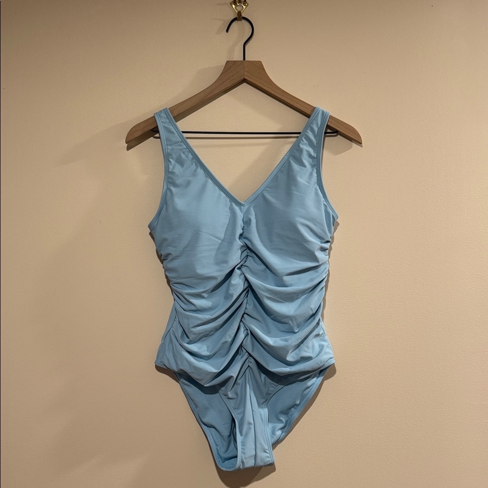 Kindred Bravely Gathered Maternity One‎ Piece Swimsuit S NWT